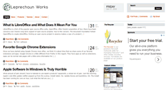 Desktop Screenshot of leprechaunworks.com